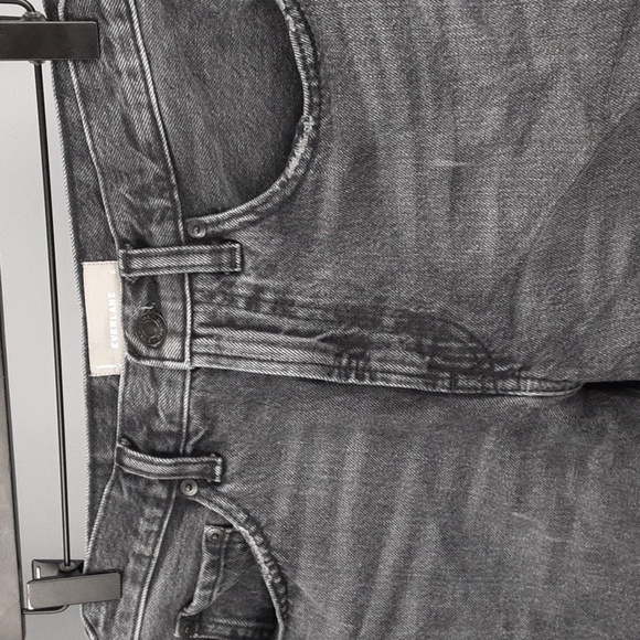 Everlane The Denim Short Black Distressed Shorts - Picture 2 of 9